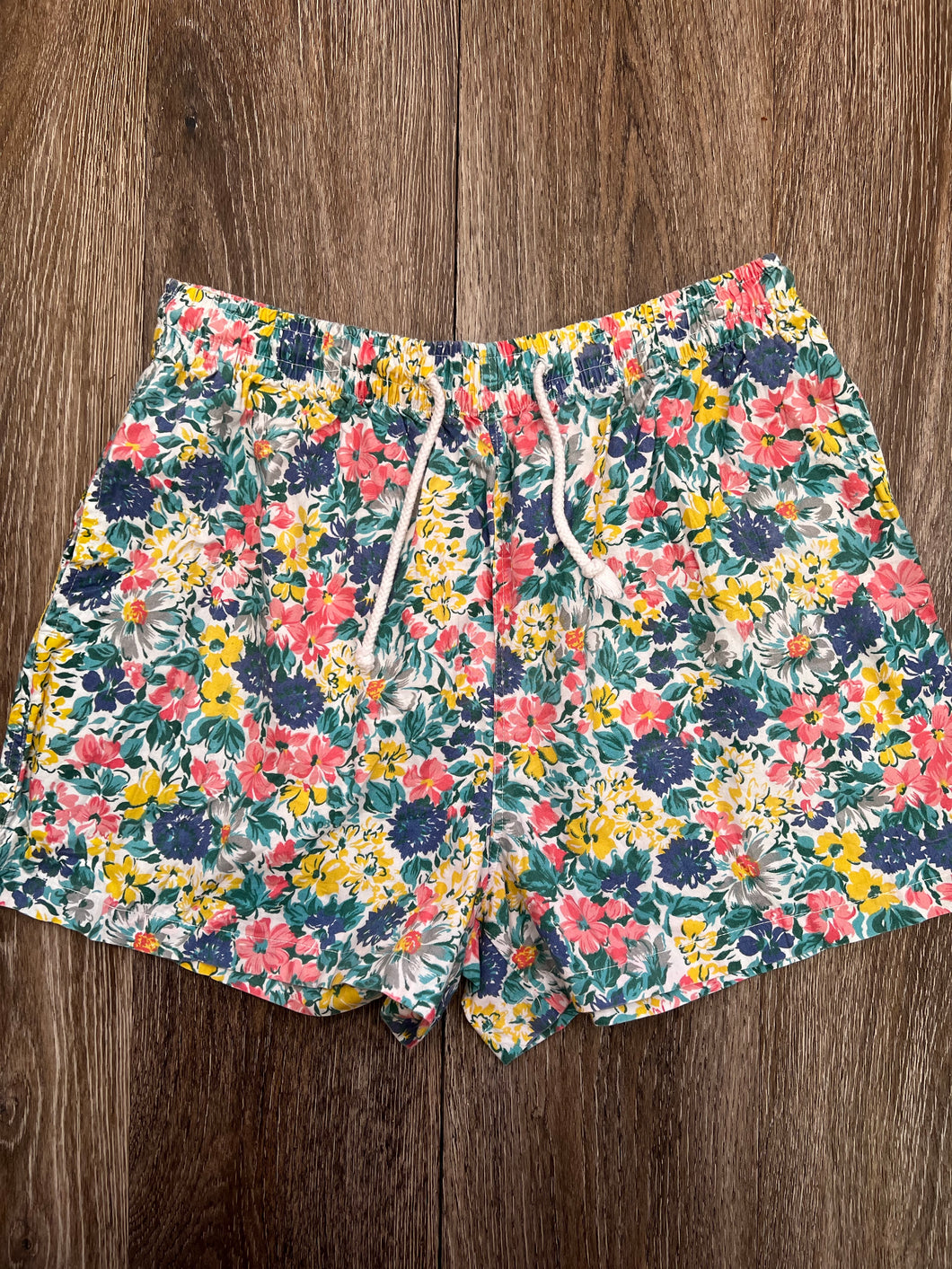 Floral shorts (size 12 approx)