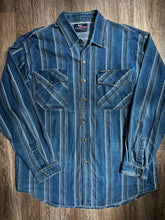 Load image into Gallery viewer, Denim stripe shirt