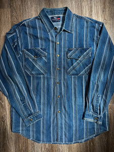 Denim stripe shirt