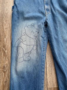 Winnie the Pooh dungarees (size 12)