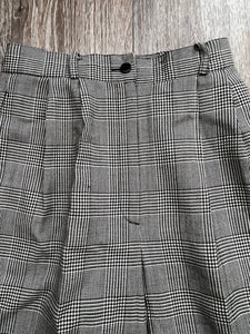 High waisted houndstooth trousers