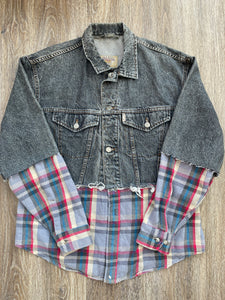 Reworked denim jacket