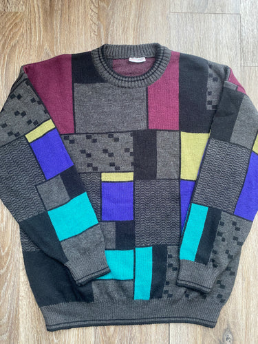 Colour block jumper