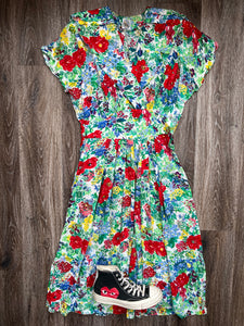 Floral meadow dress (size 12)