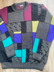 Colour block jumper