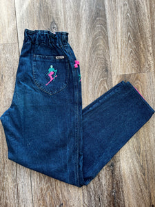 Ski detail mom jeans (size 8/10)