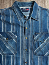 Load image into Gallery viewer, Denim stripe shirt