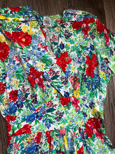 Floral meadow dress (size 12)