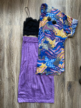 Load image into Gallery viewer, Purple cord skirt (size 6)