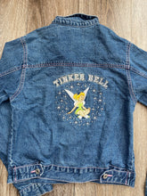 Load image into Gallery viewer, Tinker bell denim jacket