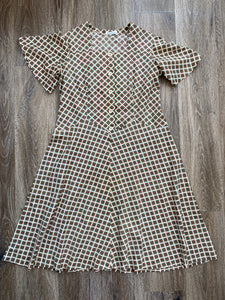 Floral vintage dress (size 14)