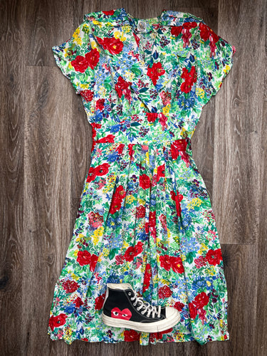 Floral meadow dress (size 12)