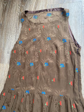 Load image into Gallery viewer, Brown silky dress